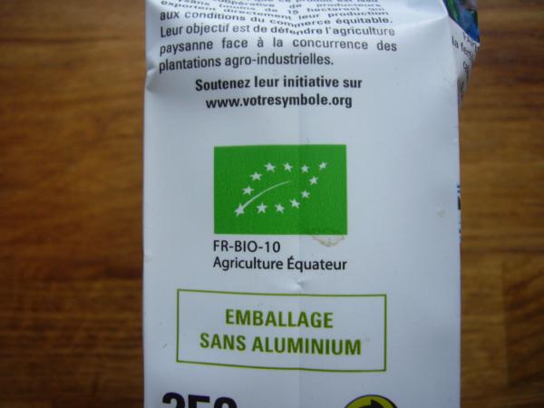 Ethiquable - Cafe dEquateur 250g - eu logo